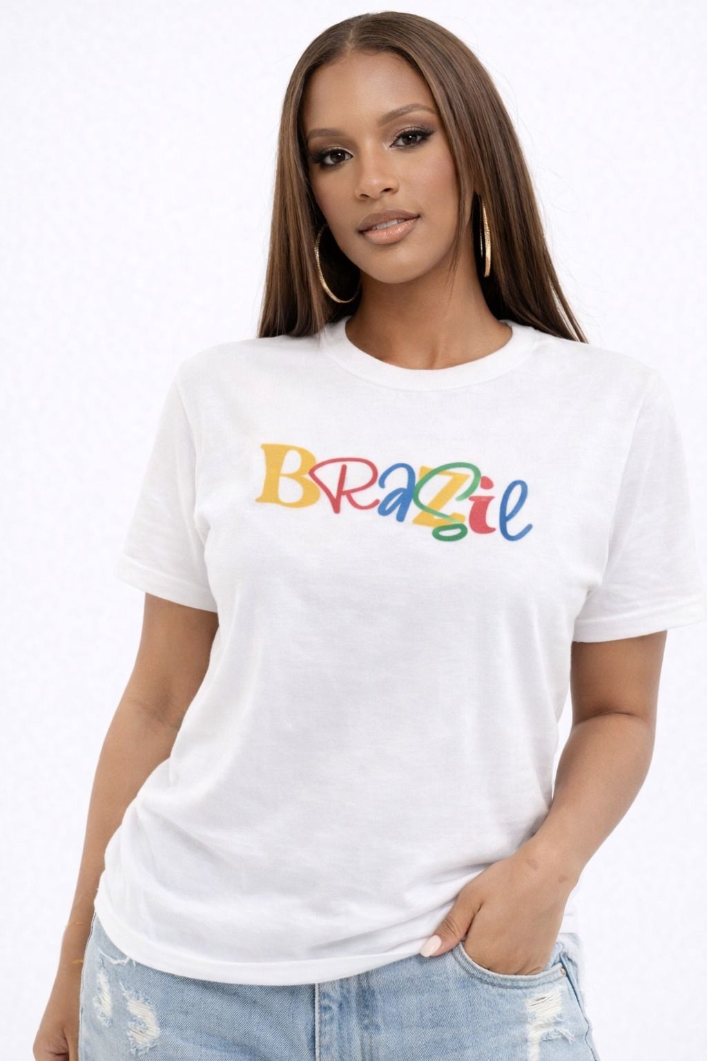 Camisa Brasil Colors