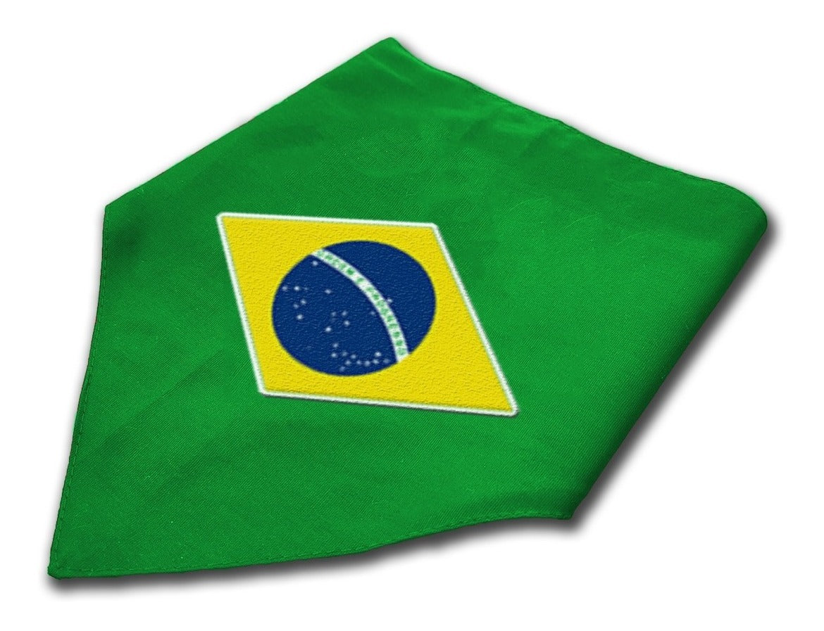 Bandana Pet Brasil dupla face